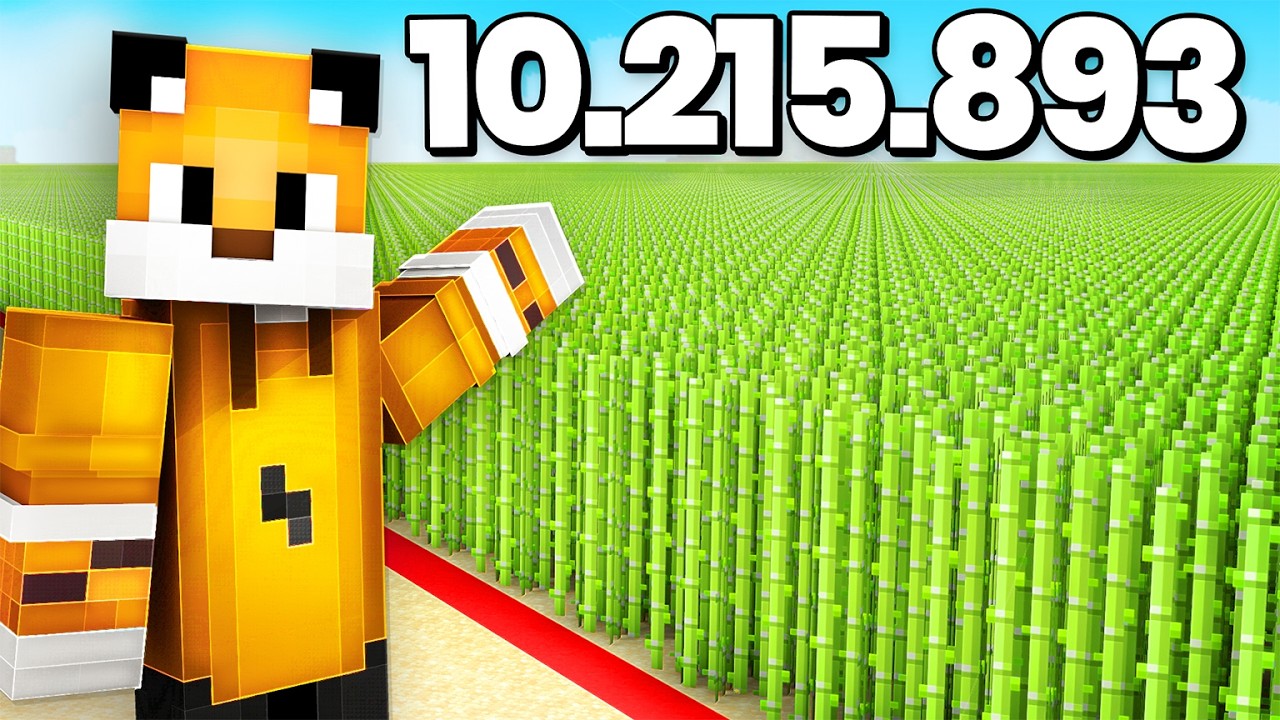 CZY da się ZDOBYĆ 10,000,000 TRZCINY w 100 DNI w Minecraft?