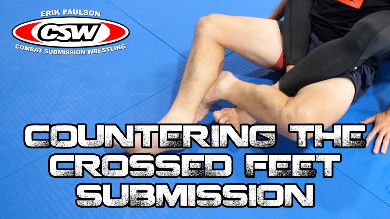 Countering The Crossed Feet Submission From The Back