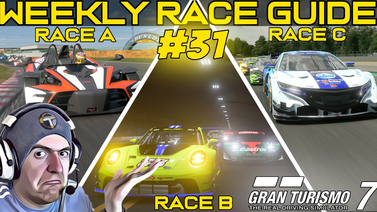 😄 БОЛЬШЕ кругов.. Super GT с НЕКОТОРОЙ стратегией и СКОЛЬЗКИЕ GT3 || Гайд по еженедельным гонкам ...