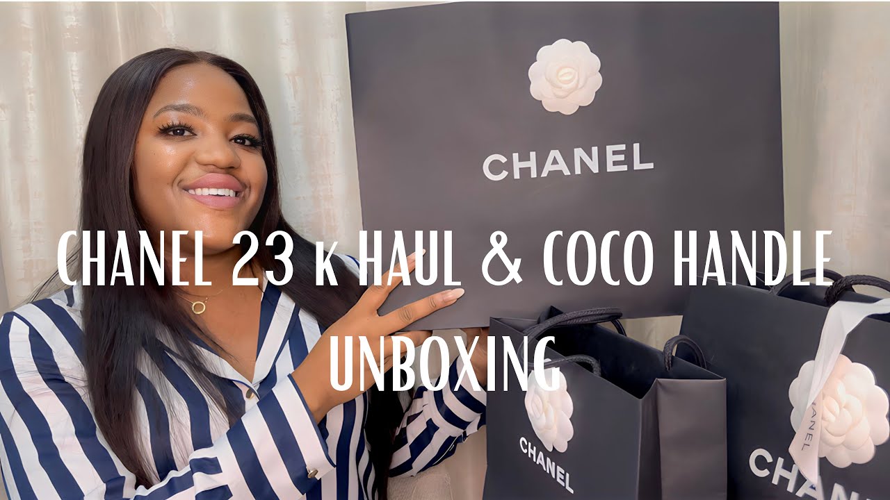 Paris Luxury Chanel 23k shopping Haul & Chanel Coco Handle unboxing