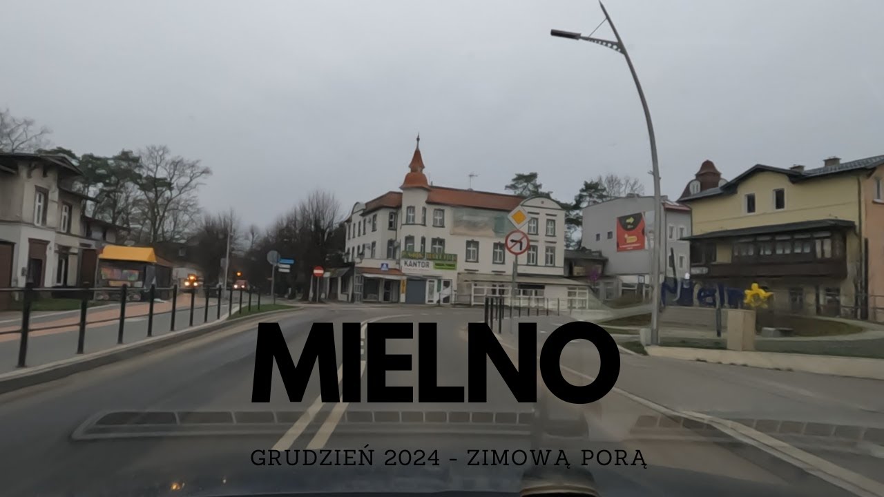 Mielno Grudzień2024 - zimową porą, wymarłe miasto.