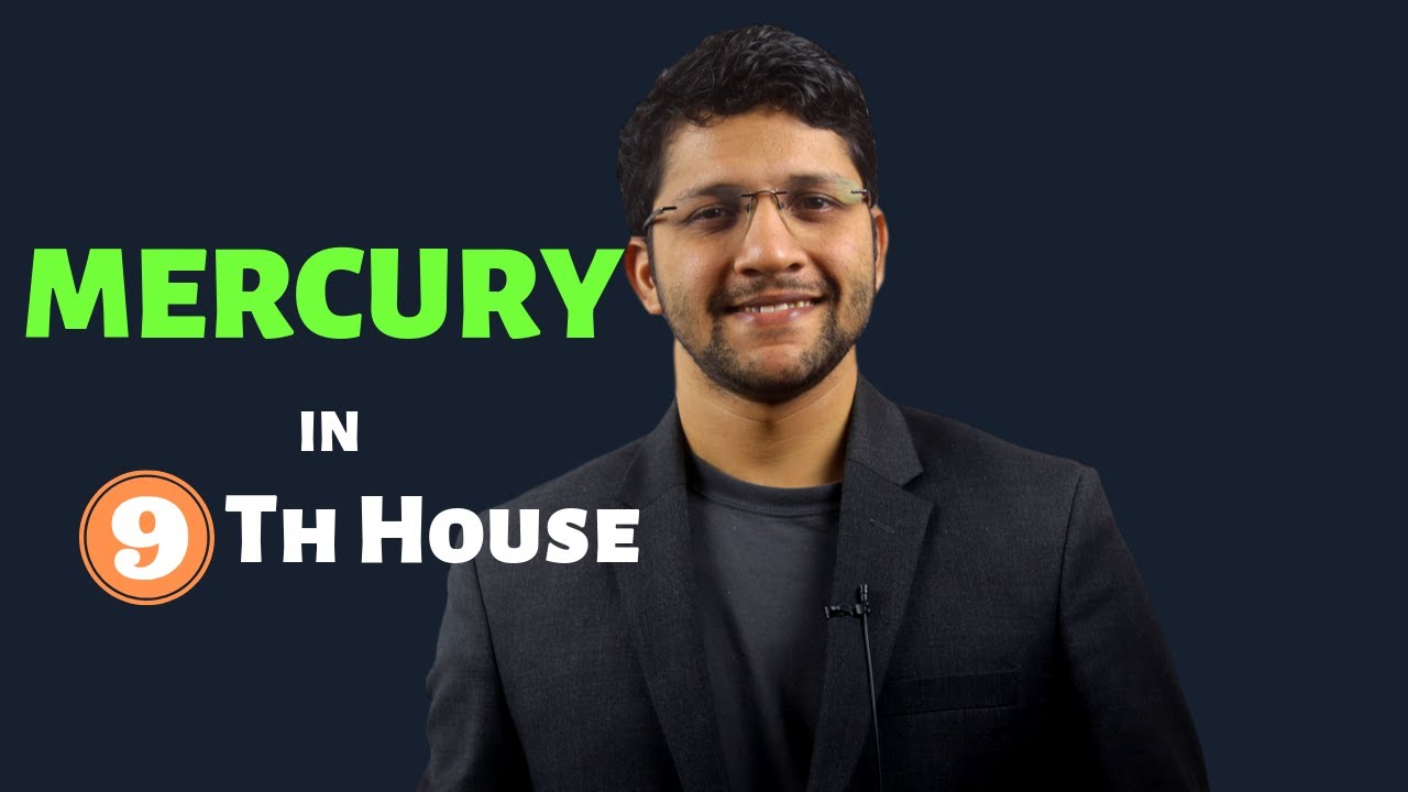 Mercury in 9th House of Vedic Astrology Birth Chart