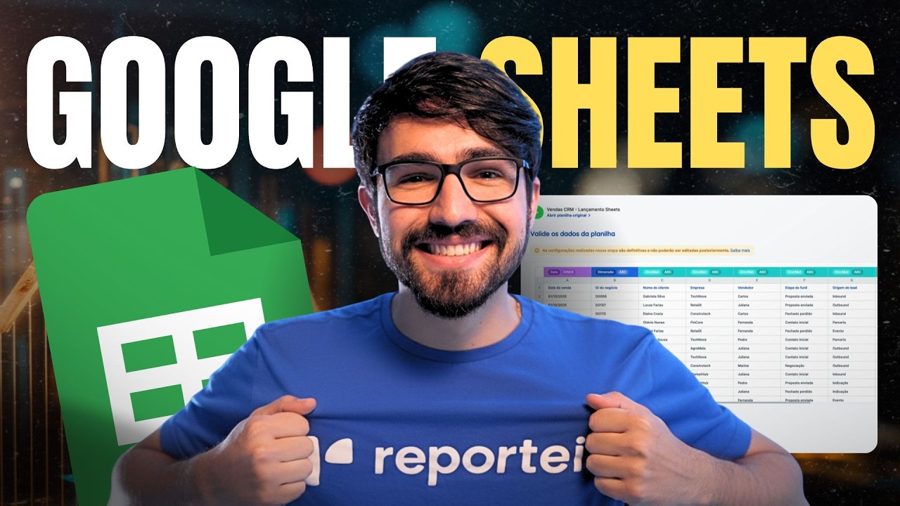 Chegou: dá pra conectar QUALQUER planilha ao Reportei (com Google Sheets)