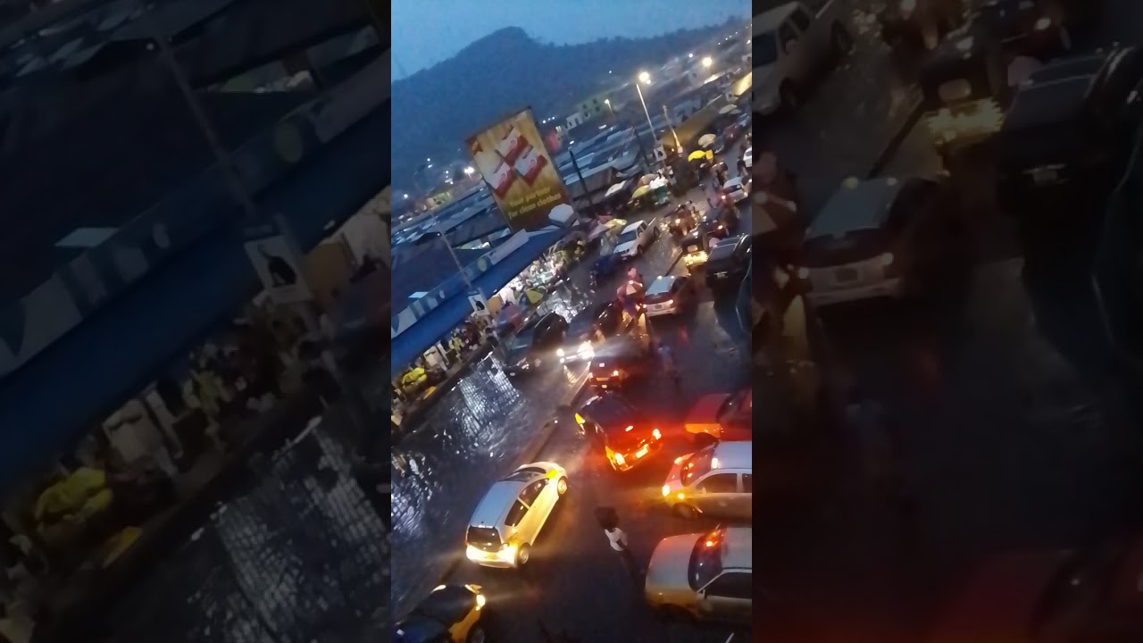 Flood in Koforidua Market after Heavy Rainfall