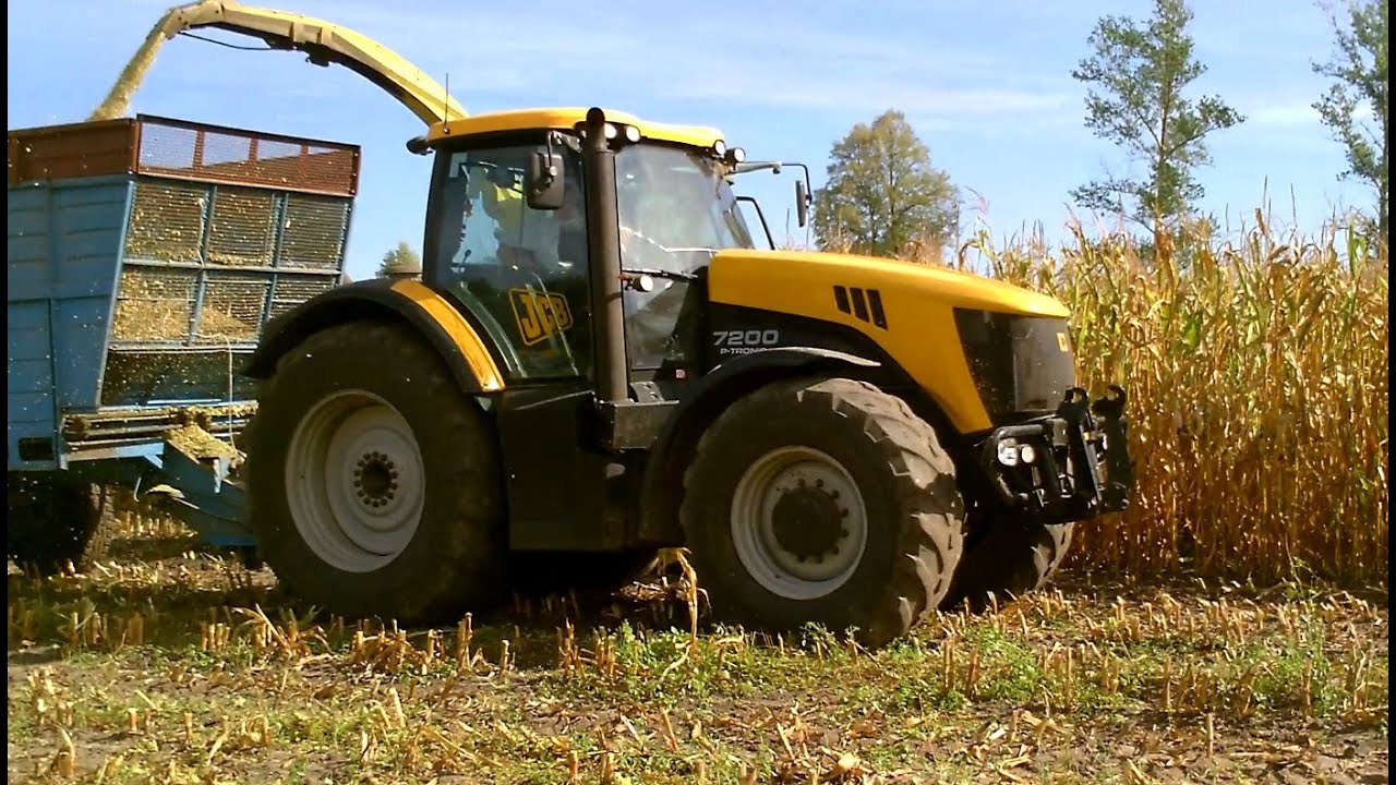 Testy Ciągnika JCB Fastrac 7200 FMU MARTIN (Kukurydza 2015)