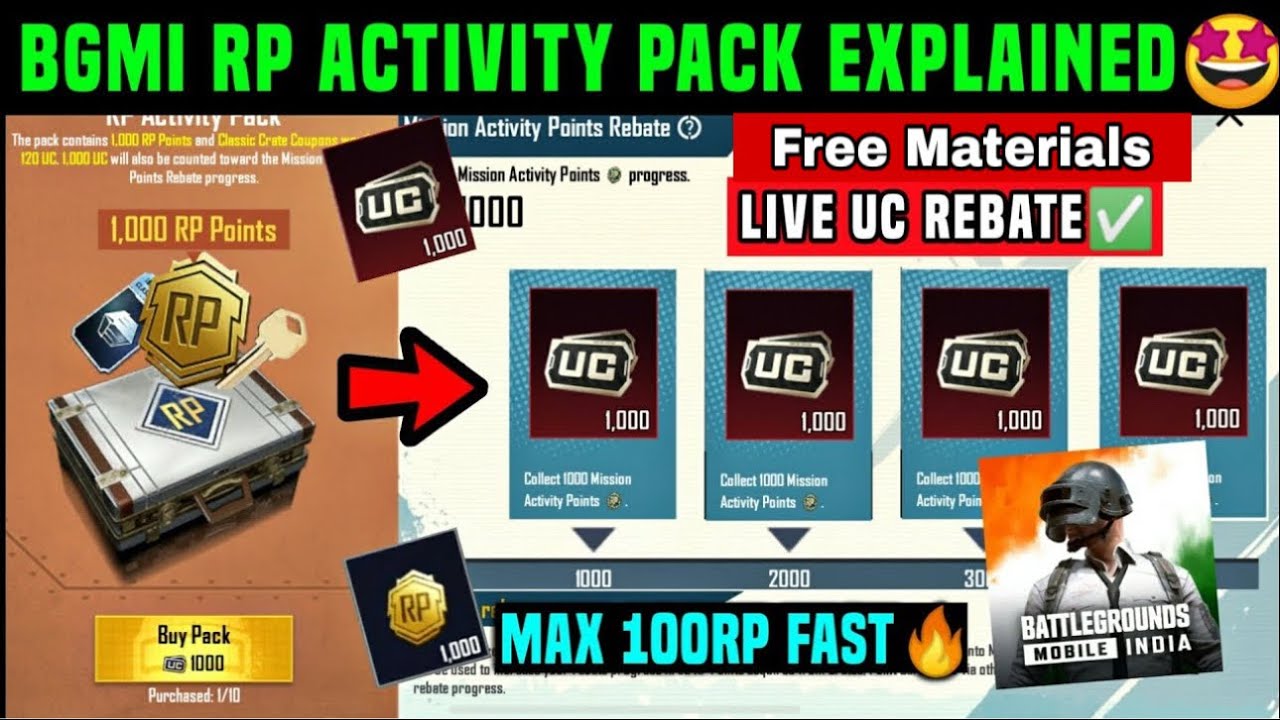 RP ACTIVITY PACK EXPLAINED | BGMI RP ACTIVITY PACK KYA HAI | HOW TO BUY RP ACTIVITY PACK