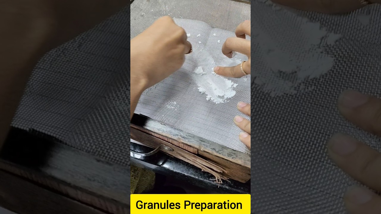 Granules Preparation💥|Granulation| Best Pharmacy College|#shorts #trending  #lab #pharmacy #science