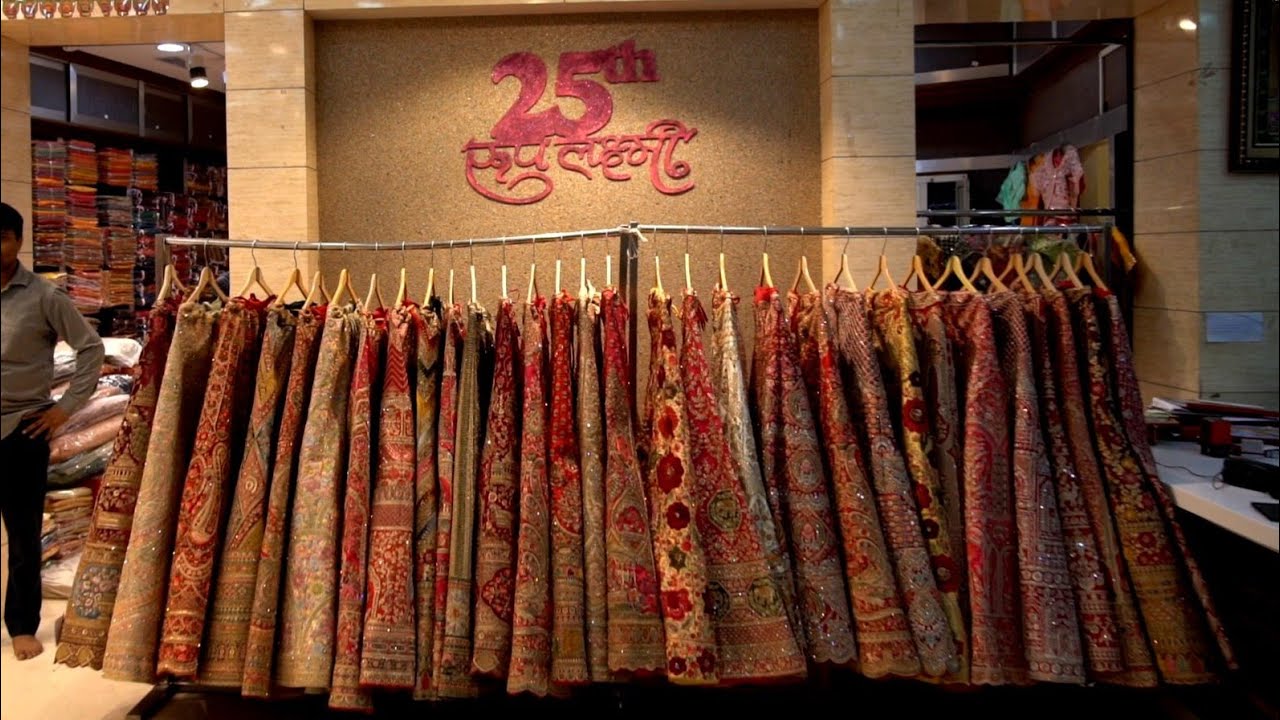 Complete Collection - Rooplaxmi Saree pvt Ltd ( Lehenga , Saree , Gown ) || Chandni Chowk Delhi