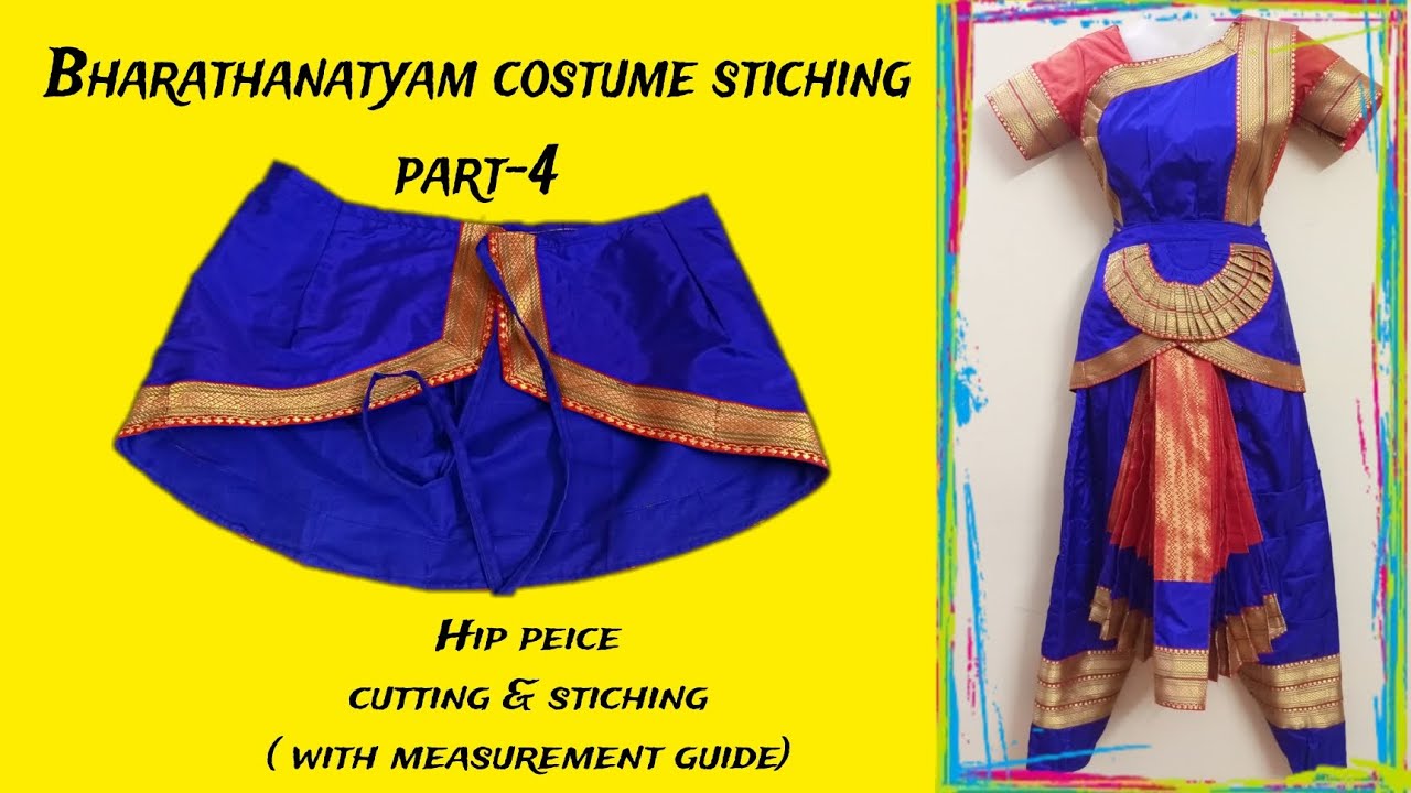 Classical dance costume stitching part-4 bharathanatyamdress