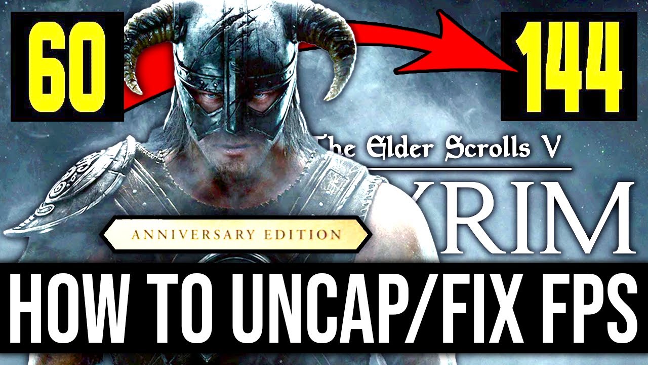 Как разблокировать частоту кадров в Skyrim Anniversary Edition (2021) — убрать ограничение FPS, и...