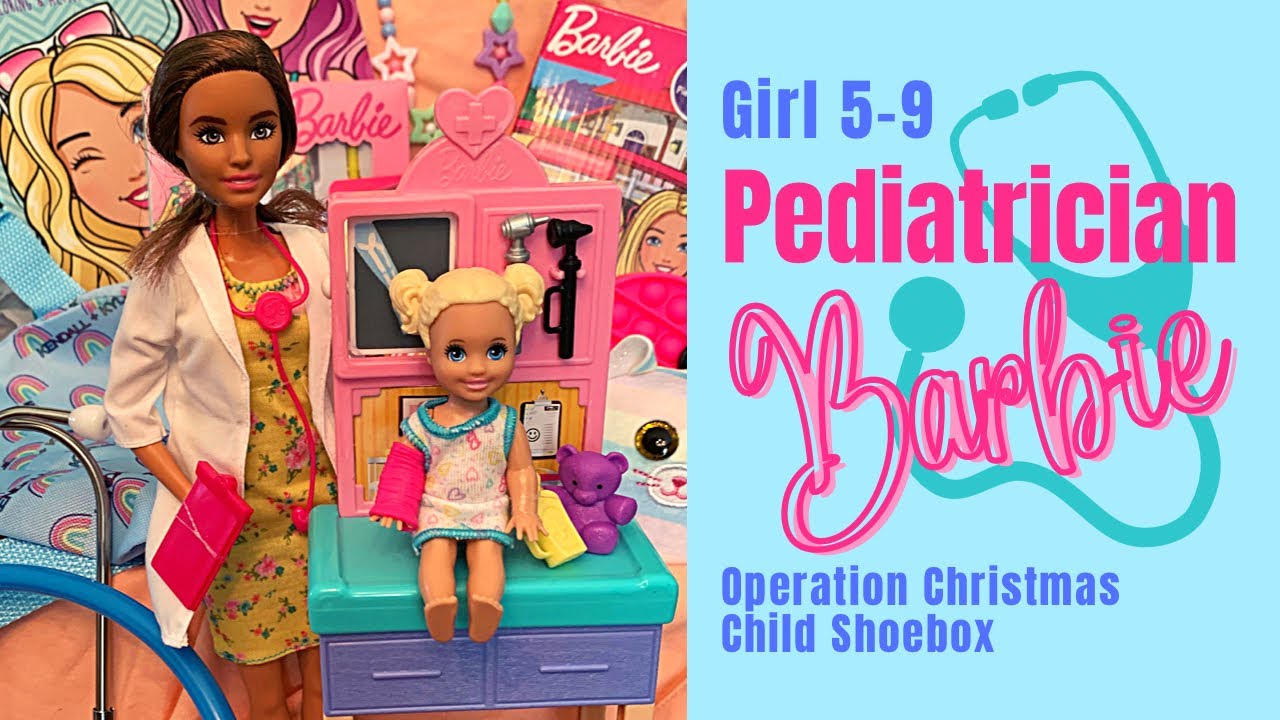 Operation Christmas Child Shoebox - GIRL 5-9 PEDIATRICIAN BARBIE 🩺 OCC 2023￼￼