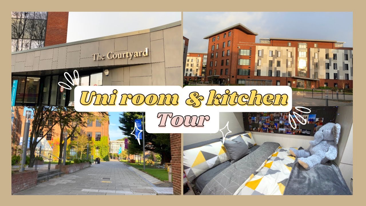 UNIVERSITY OF HULL ROOM & KITCHEN TOUR! | the courtyard
