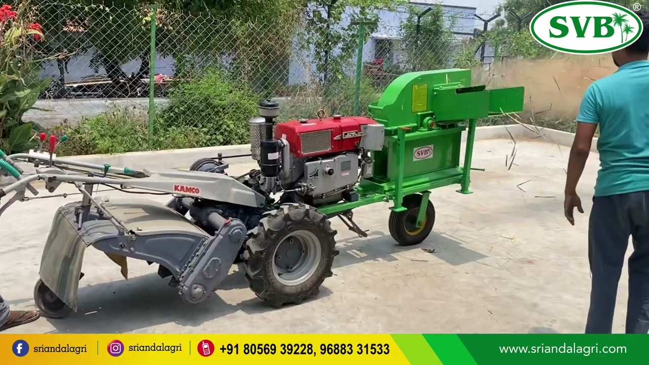 POWER TILLER OPERATED SHREDDER CUM CHAFF CUTTER MACHINE - 10 HP & ABOVE