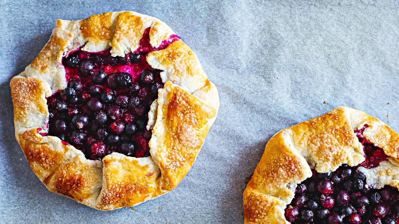 Blueberry Galette with Cream Cheese
