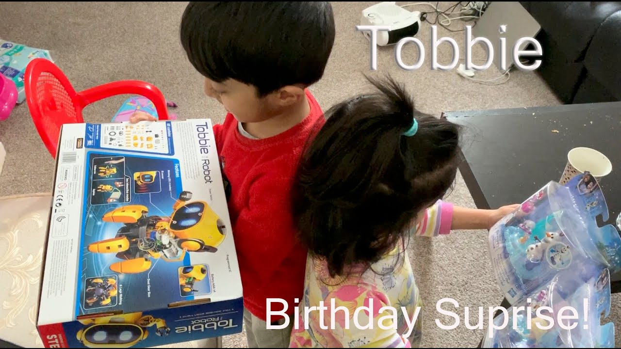 Tobbie The Robot - A Birthday Surprise