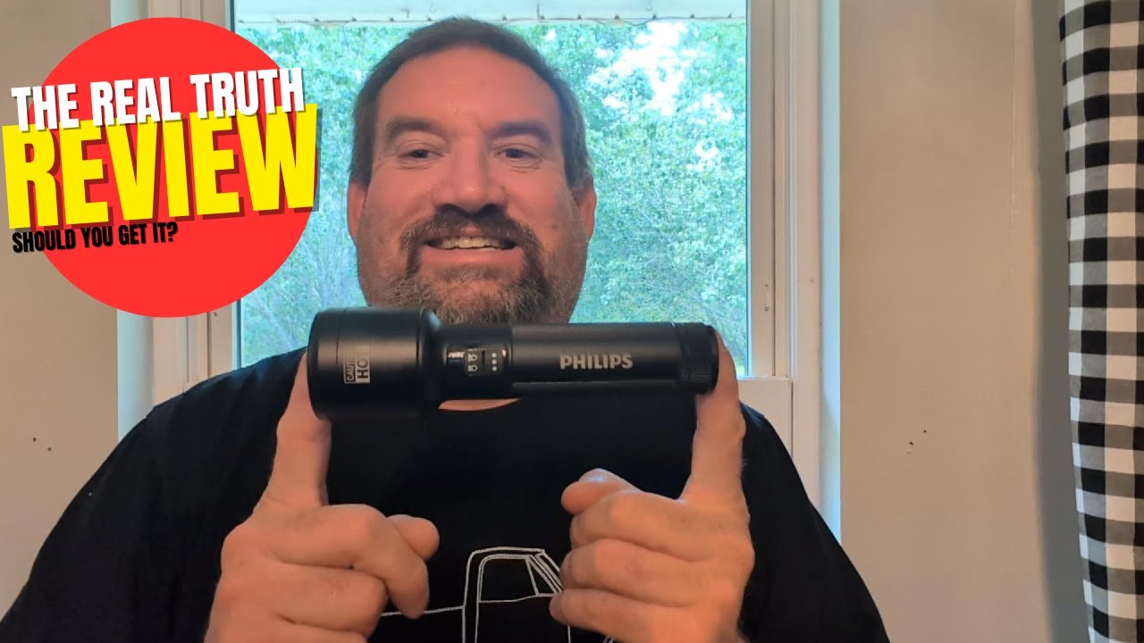 Philips SFL2152 Rechargeable EDC Tactical Flashlight, 1900 High Lumens Aluminium Portable Pocket Lig