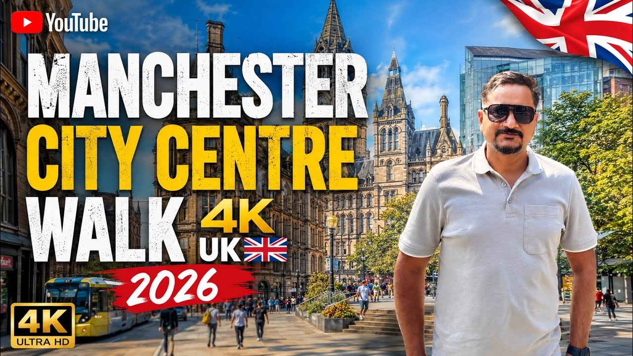 Manchester Walk 4k | Exploring Manchester City Centre | Manchester Summer Walk July 2026 🇬🇧