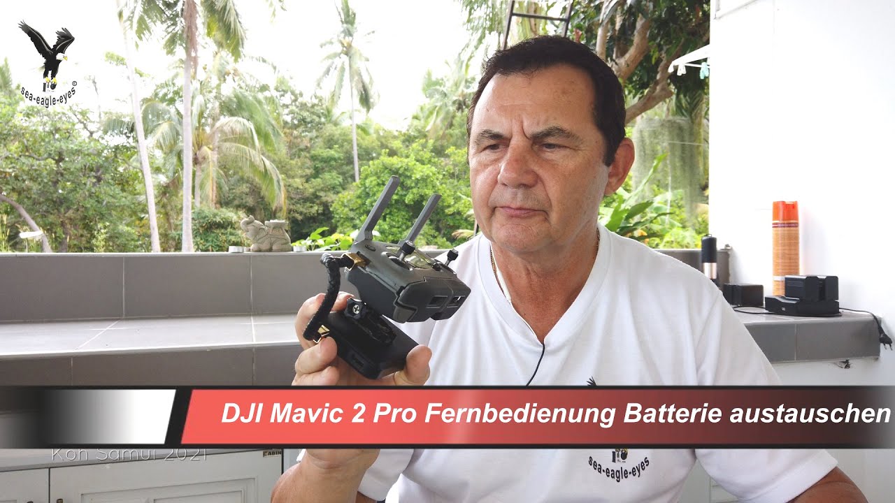 DJI Mavic 2 Pro Fernbedienung Batterie austauschen. So soll man es nicht machen!!!!!