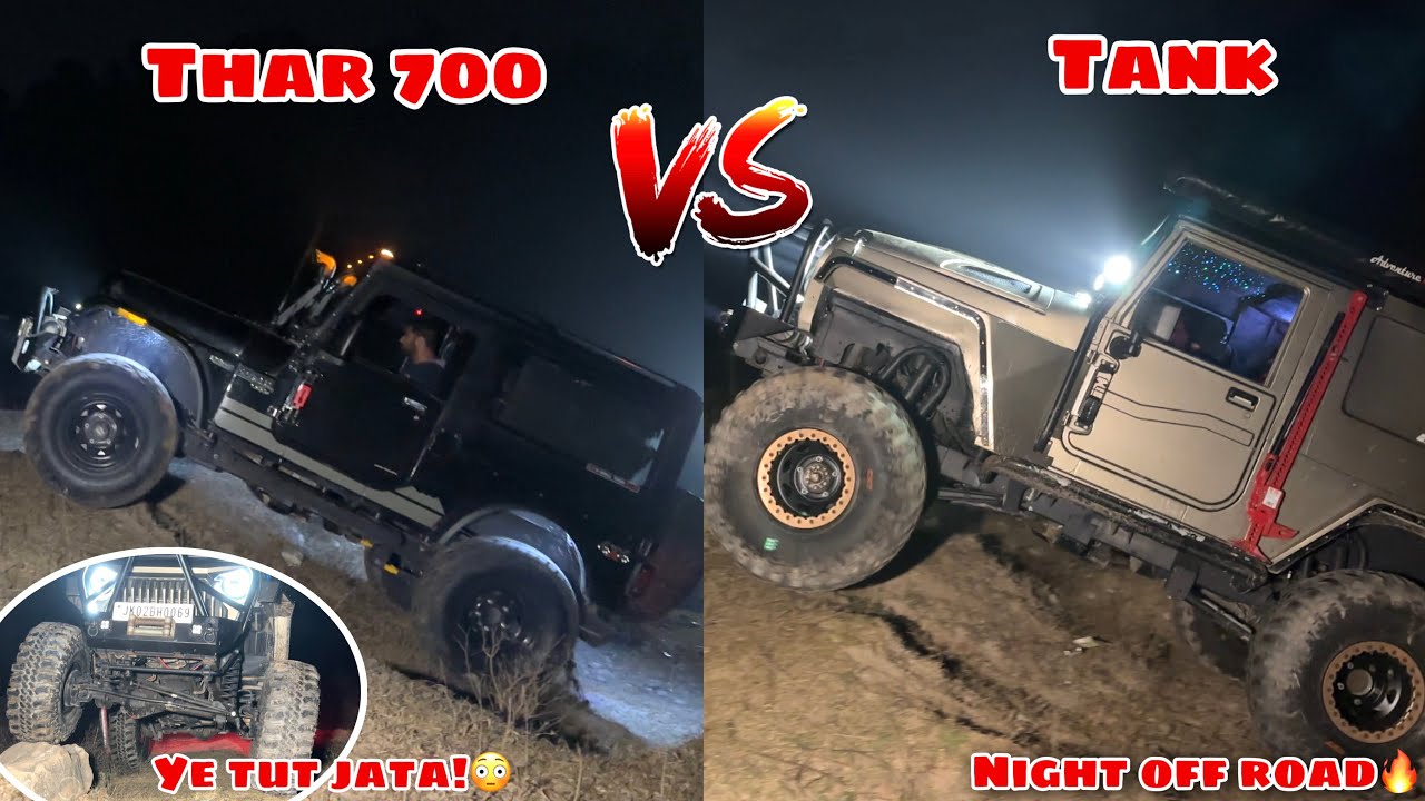 TANK THAR VS THAR 700 WHO WINS IN OFFROAD? NEW THAR LIFTKIT INSTALLED