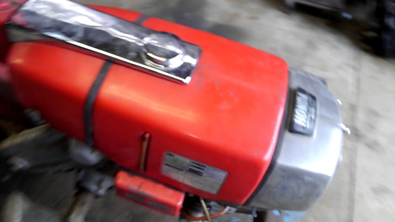 ホンダ耕運機F190 始動