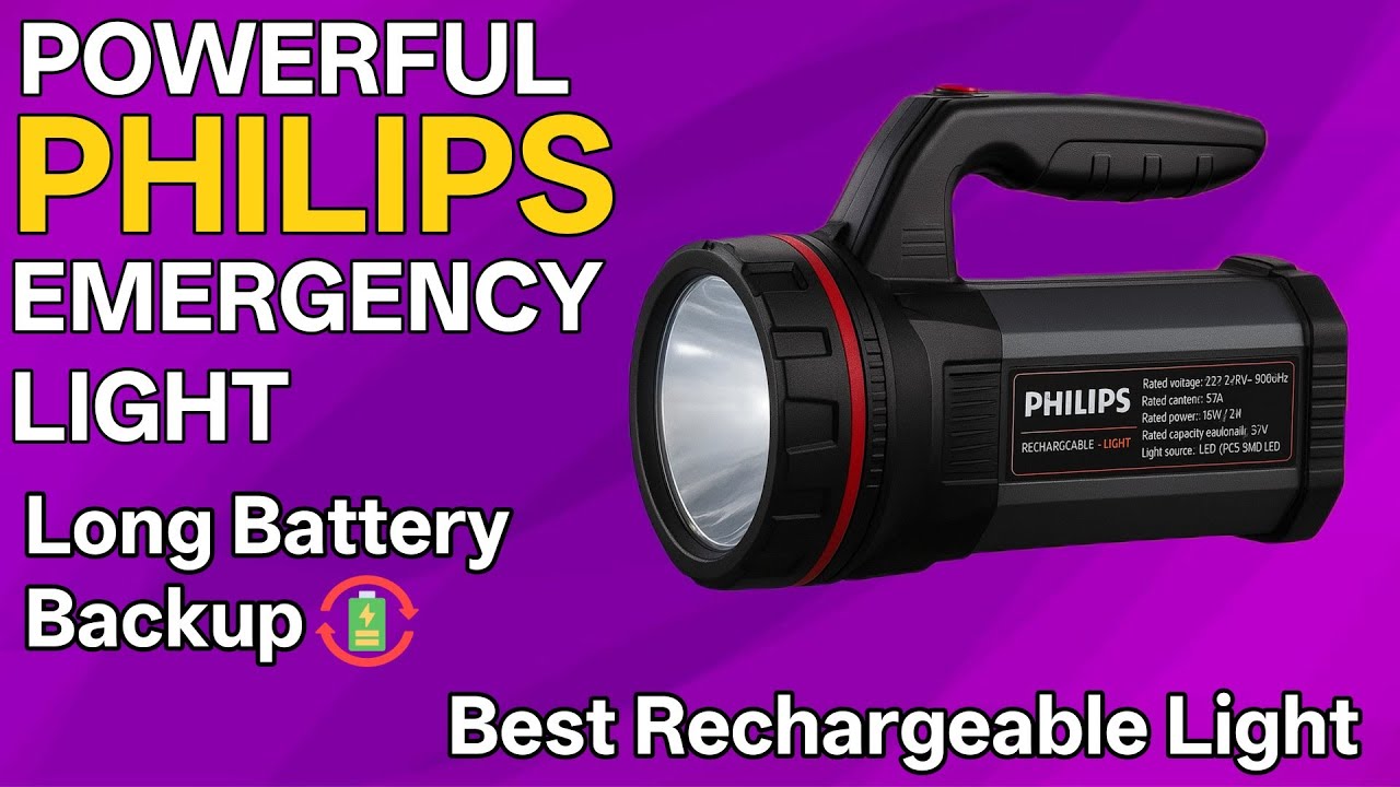 Philips Blaze Emergency Light Unboxing + Review + Demo 🔦 Power Cut Ka Saviour! 