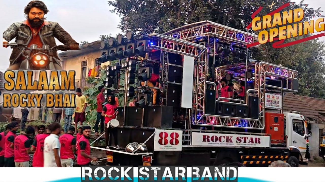 SALAAM  ROCKY  BHAI 😎   ROCK STAR BAND KALVAN  