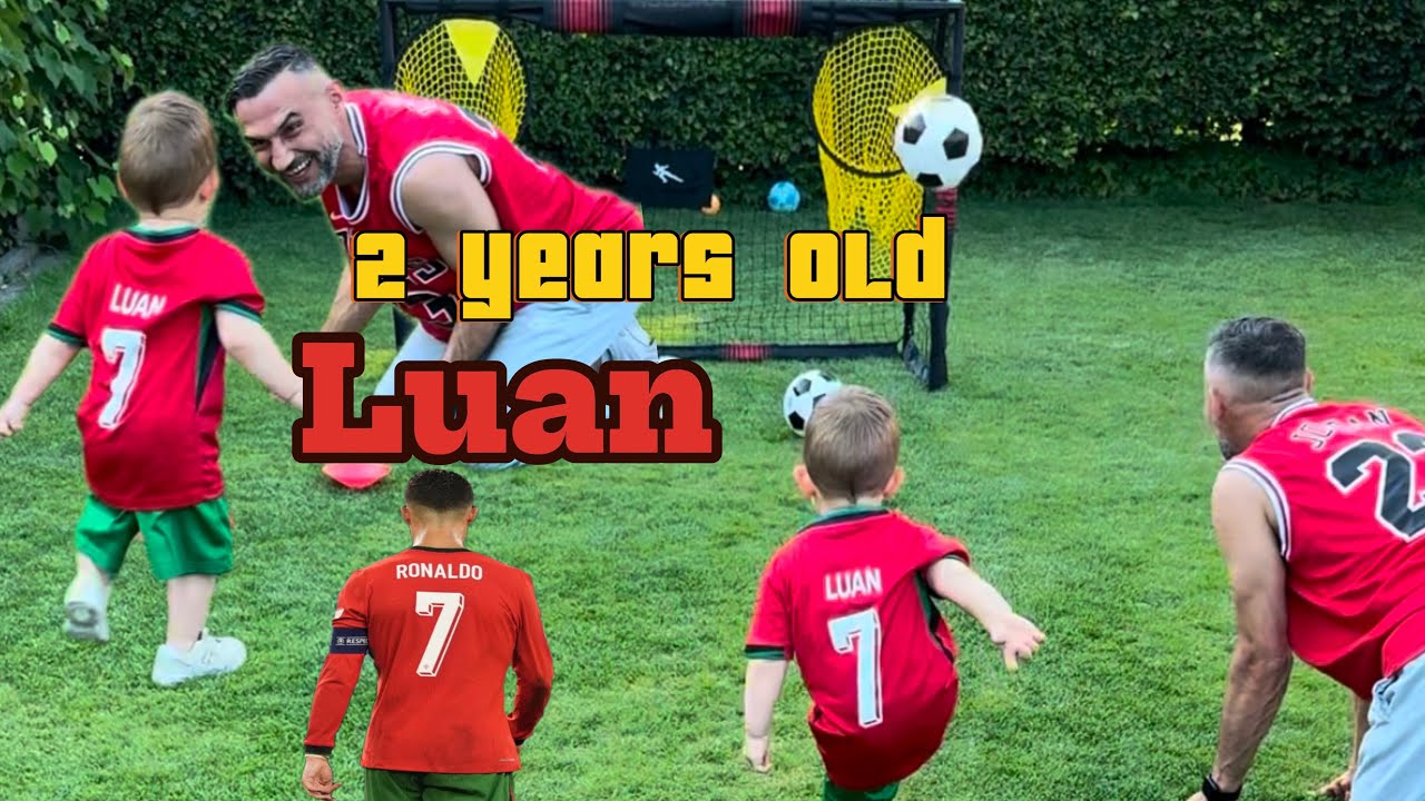 Luan (2 years old) & Cristiano Ronaldo