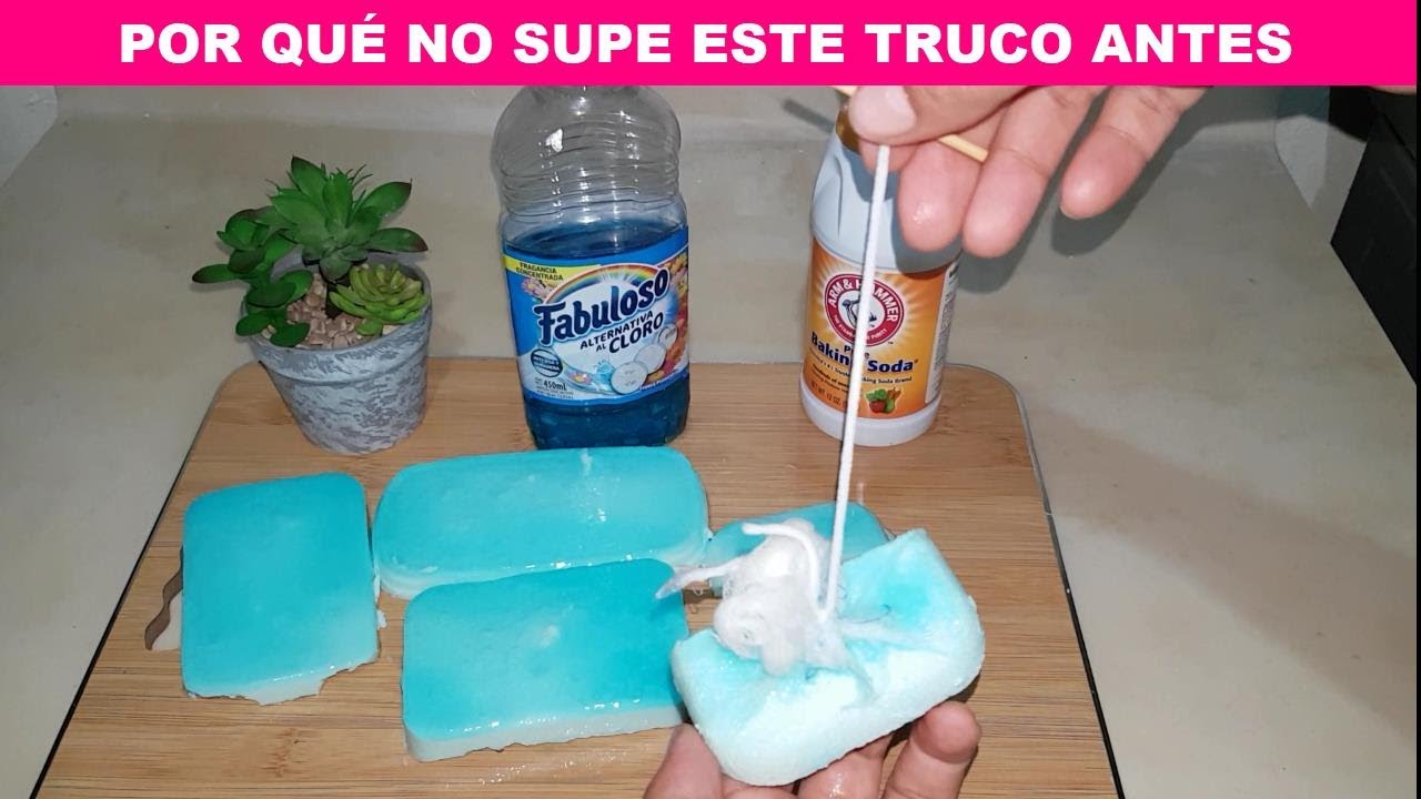TU BAÑO QUEDARA OLOROSO Y DESINFECTADO CON ESTA PASTILLA HECHA EN CASA