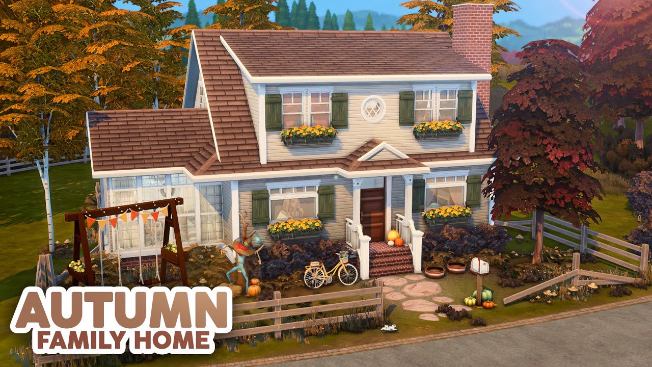 Perfect Autumnal Home 🍂 // The Sims 4 Speed Build