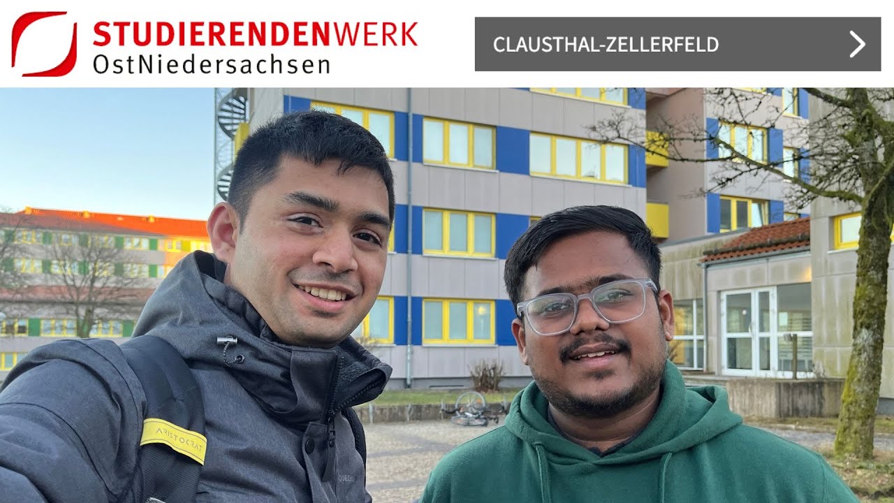 TU Clausthal student dormitory tour in Germany