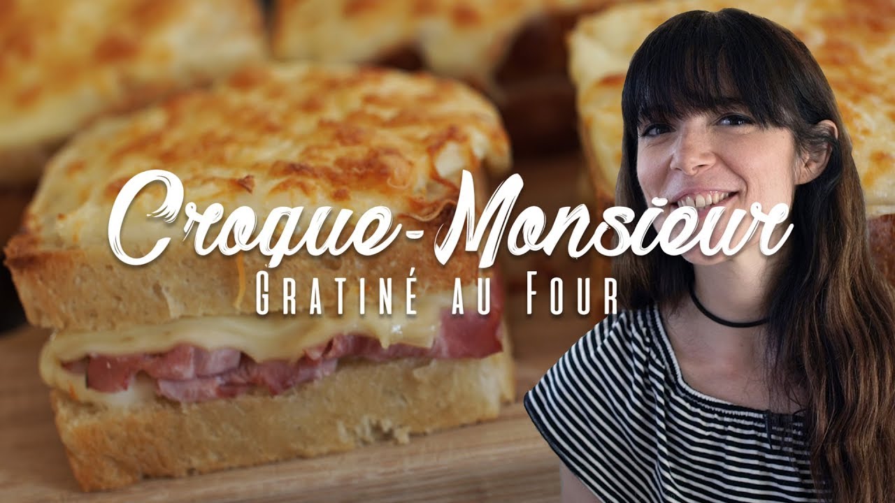 Croque Monsieur gratin&eacute; au four traditionnel &agrave; la b&eacute;chamel