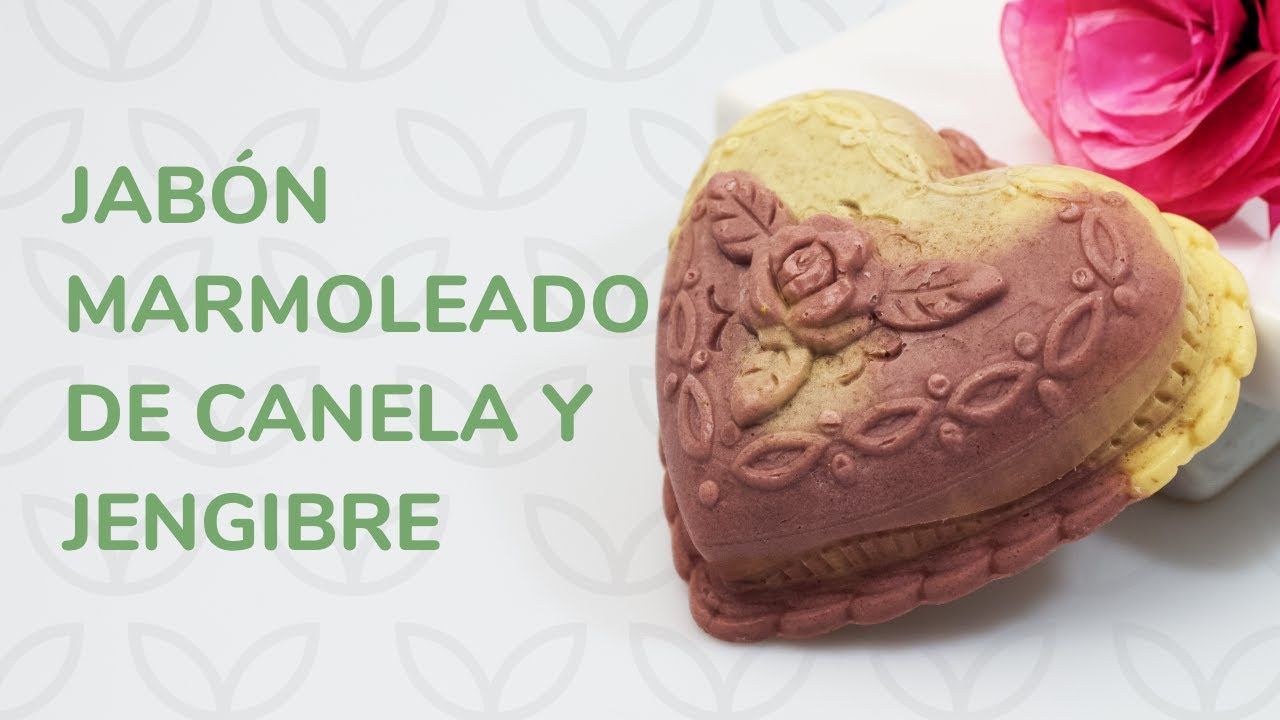 ✅ COMO hacer JABON MARMOLEADO de CANELA y JENGIBRE