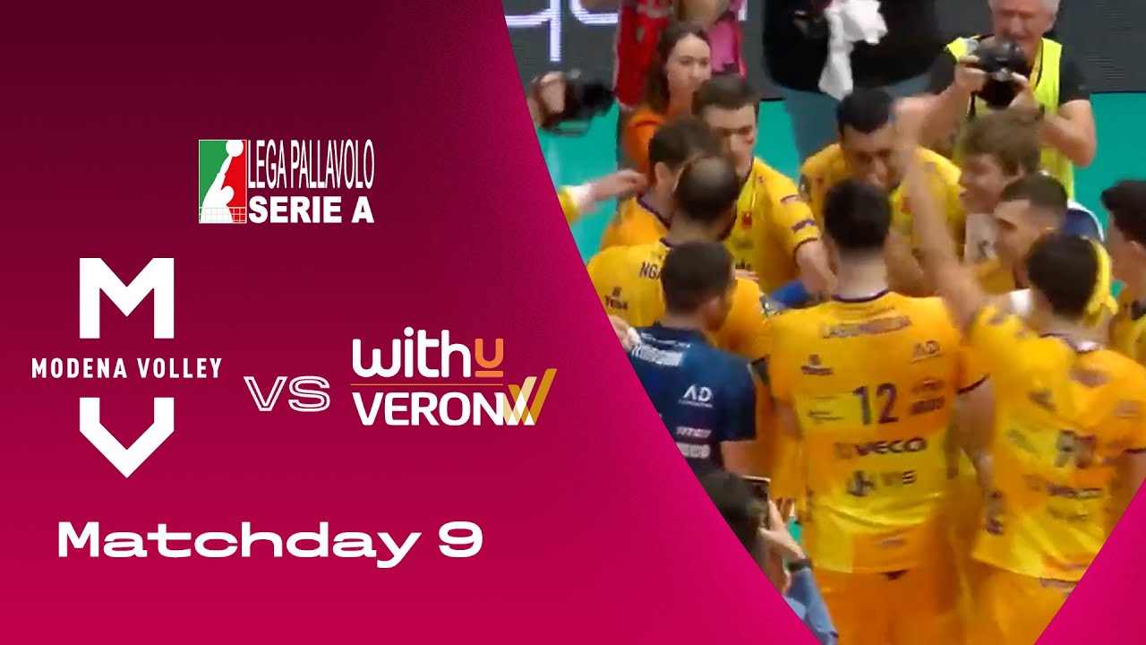 Modena vs Verona | Highlights | SuperLega | Matchday 9