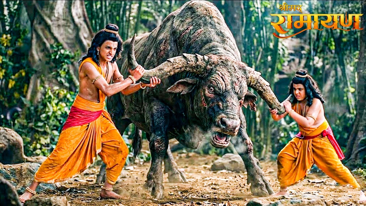 जब नन्हे लव-कुश का हुआ भयानक बैल से सामना | Shrimad Ramayan | Latest Episode