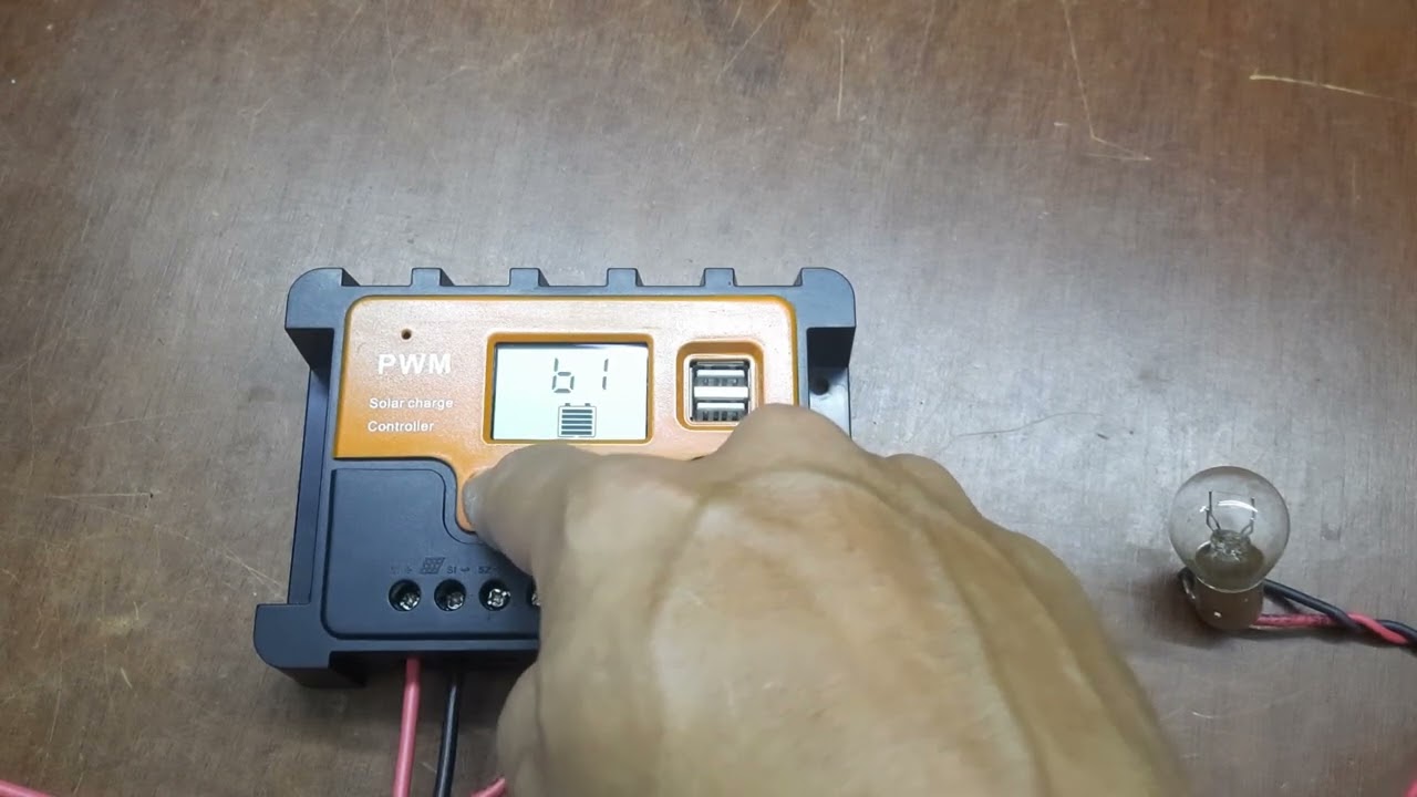 reguladores pwm exicom seleccion de bateria voltage de carga y control de salida