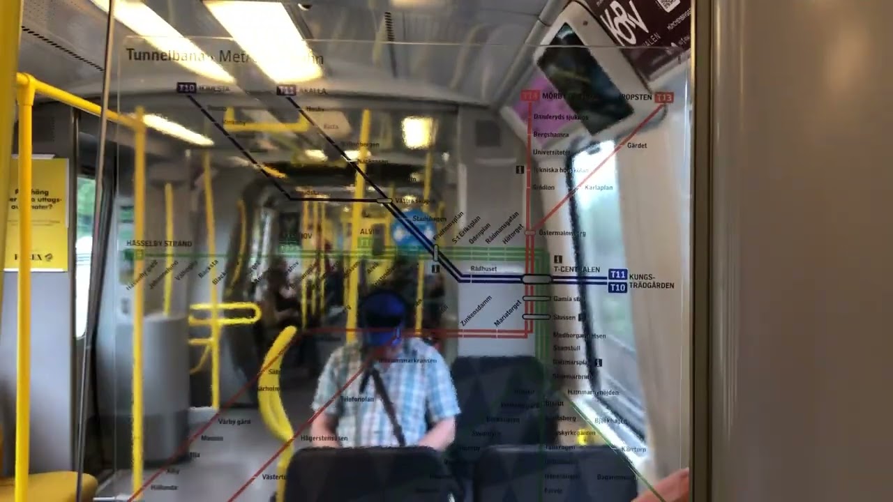 Gammal Tunnelbanekarta på C25 2070 på 🟢 Bana 1.