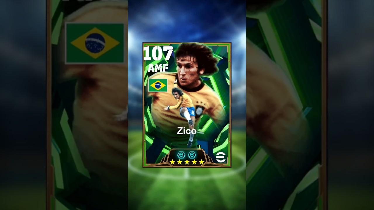 How To Train 107 Rated Zico In eFootball 2026 Mobile | #efootball