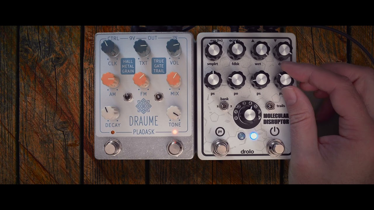 Drolo Molecular Disruptor into Pladask Draume on Strings