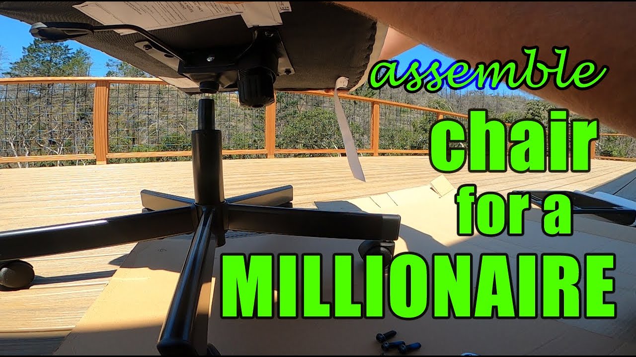 assemble office CHAIR...... (SUPER EASY!) Ikea Millberget