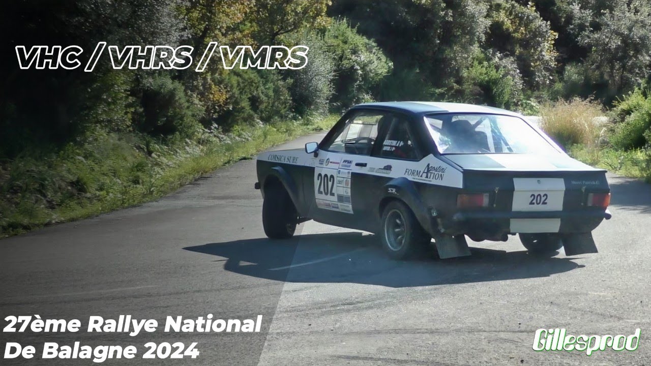 Rallye de Balagne 2024 - VHC / VHRS / VMRS