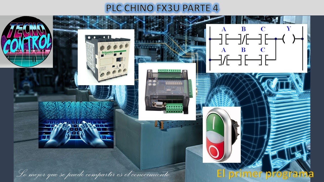 INTRODUCCIÓN AL PLC CHINO FX3U PARTE 4 (DE UN CIRCUITO ELÉCTRICO AL PLC)