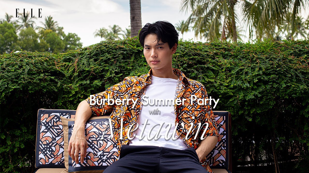 Win Metawin Reveals His Favourite Item From The Burberry Summer Collection with ELLE Singapore