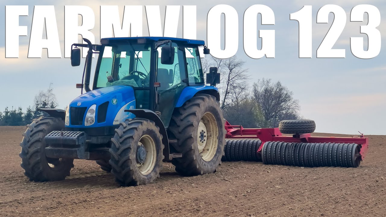 FARMVlog #123 - Válení luskoobilné směsi s New Holland TL100A