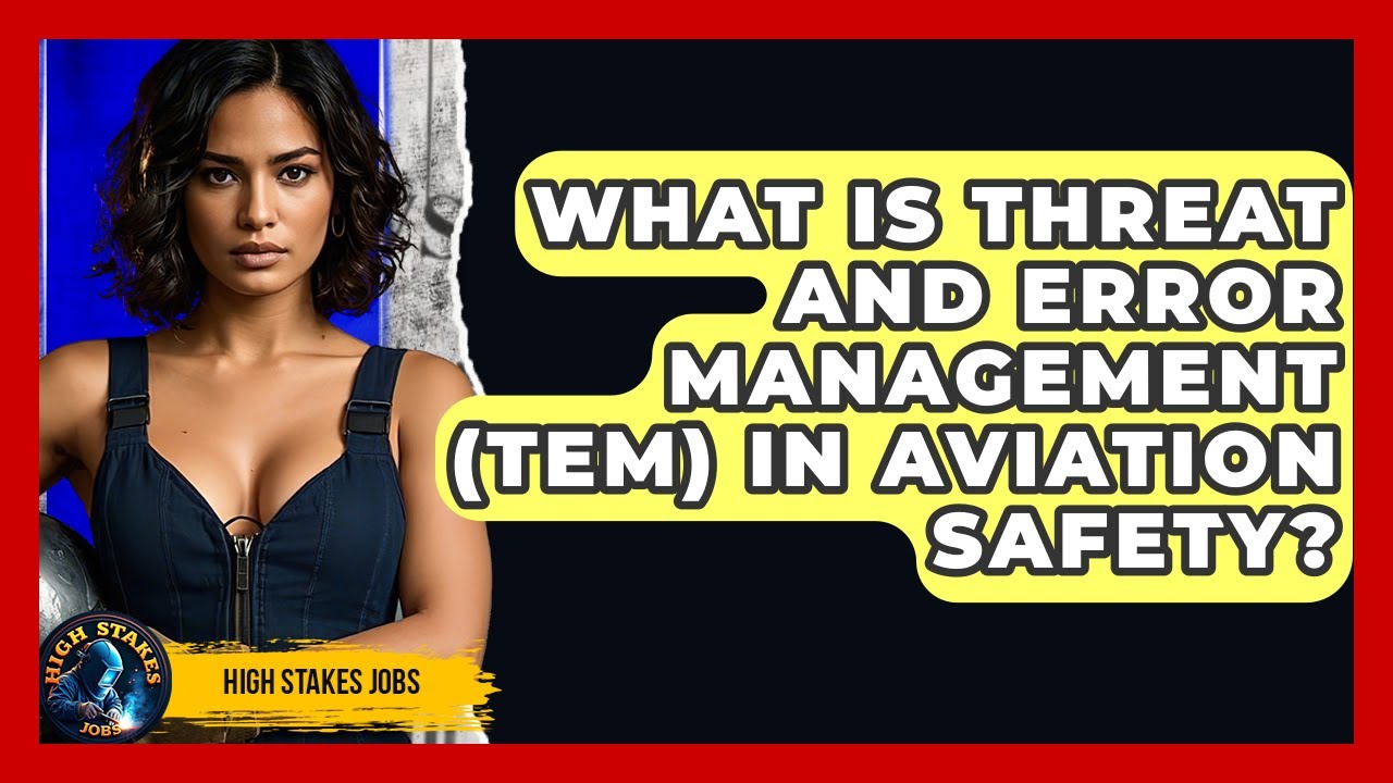 What Is Threat And Error Management (TEM) In Aviation Safety? - High Stakes Jobs