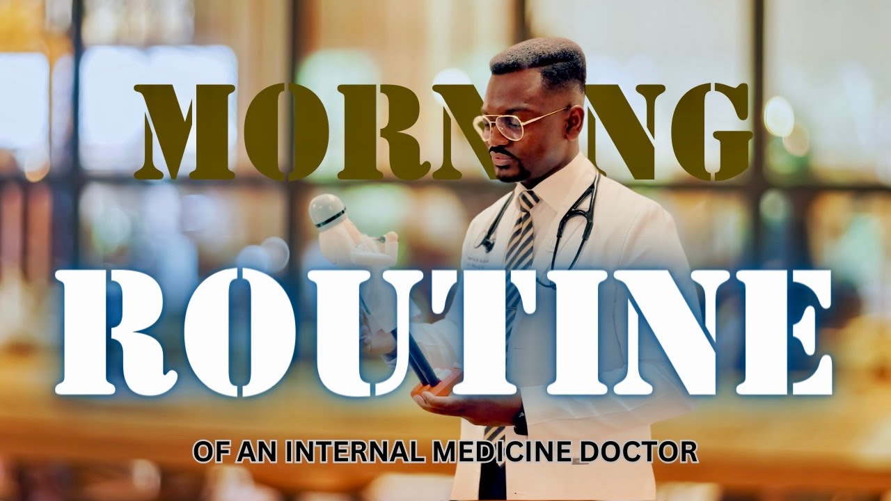 The Mystery of what happens pre-8:30am! | My morning routine as an INTERNIST | Dr. Acquah