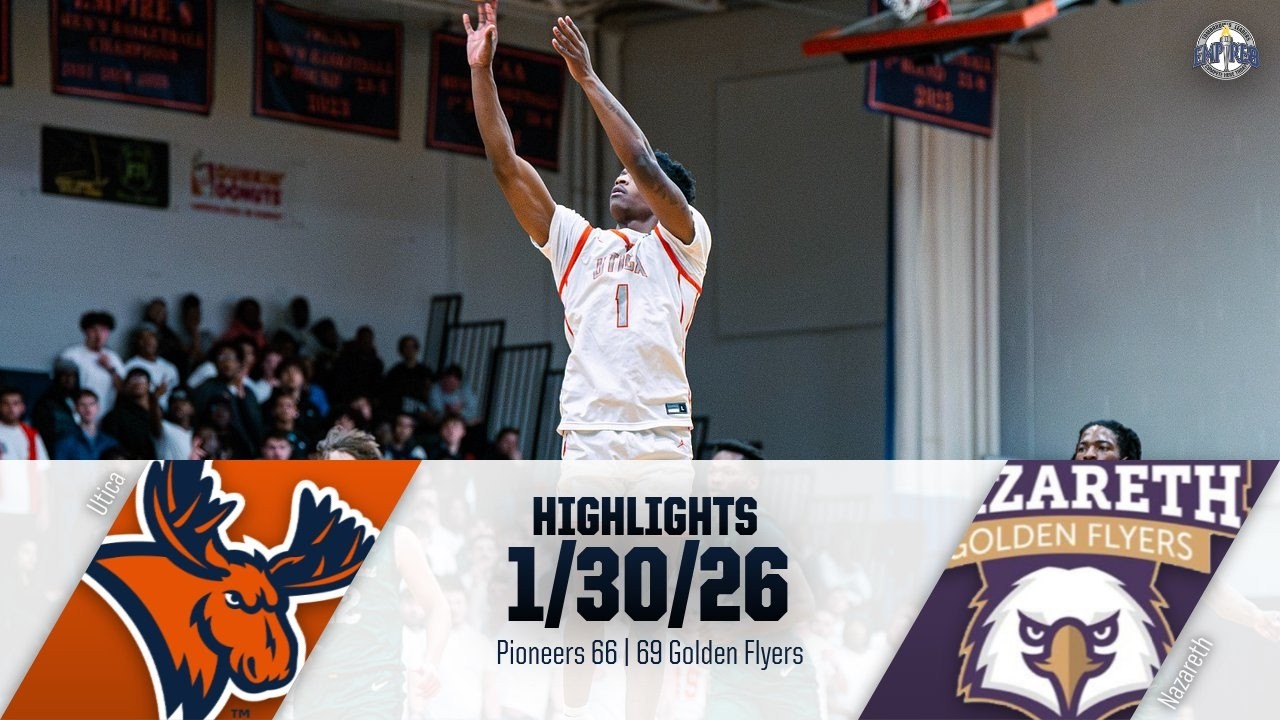 Utica at Nazareth | Men's Basketball Highlights - 1/30/26