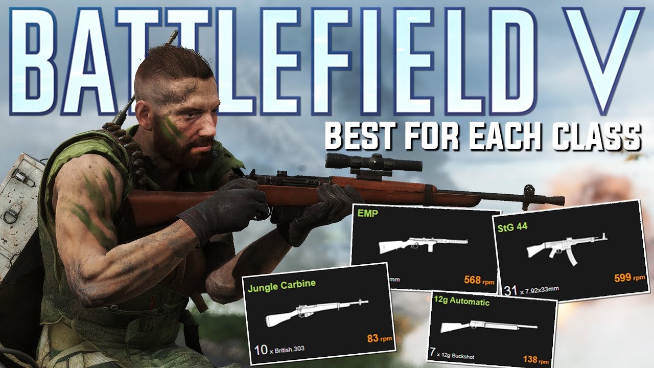 Best weapons for each class - Battlefield 5 Loadout Guide