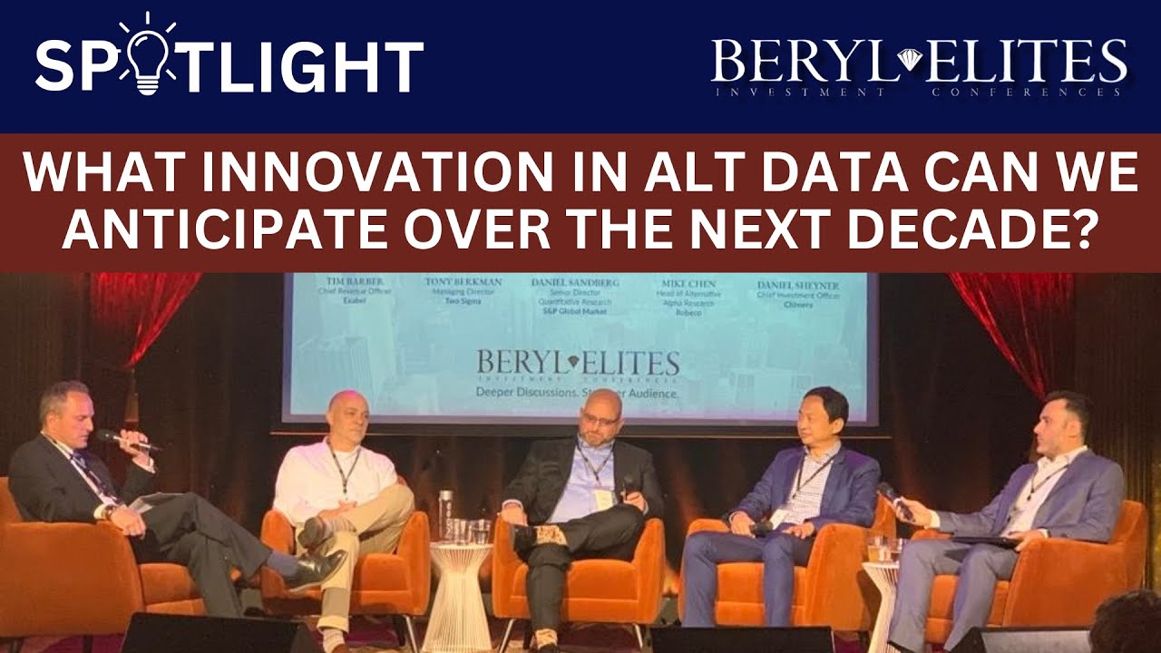 𝐄𝐃𝐔 𝐒𝐞𝐫𝐢𝐞𝐬 💡 What Innovation in Alt Data can We Anticipate Over the Next Decade?