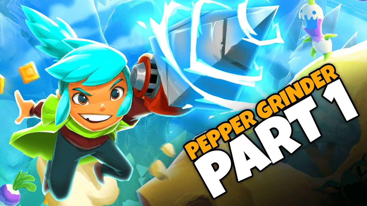 Pepper Grinder Let's Play - Part 1 - Shipwrecked (Full Playthrough / Walkthrough)