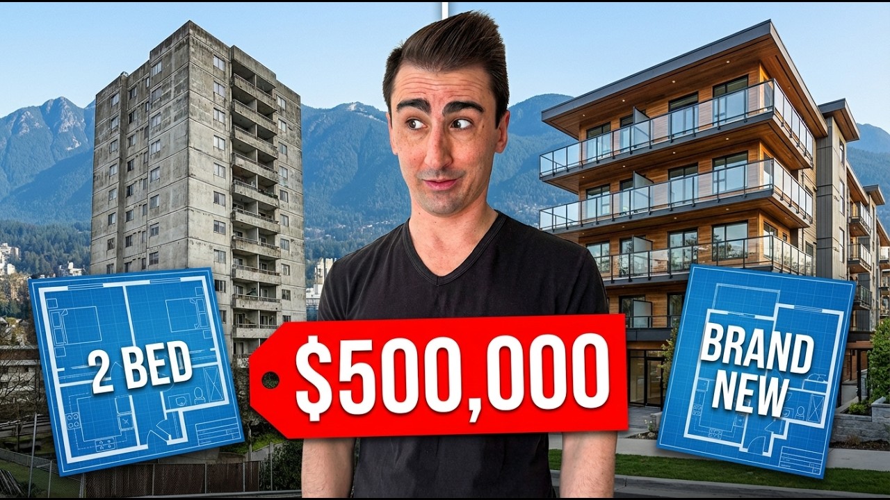 $500K in North Vancouver: 2-Bed vs Brand New Condo - Which Would YOU Choose?